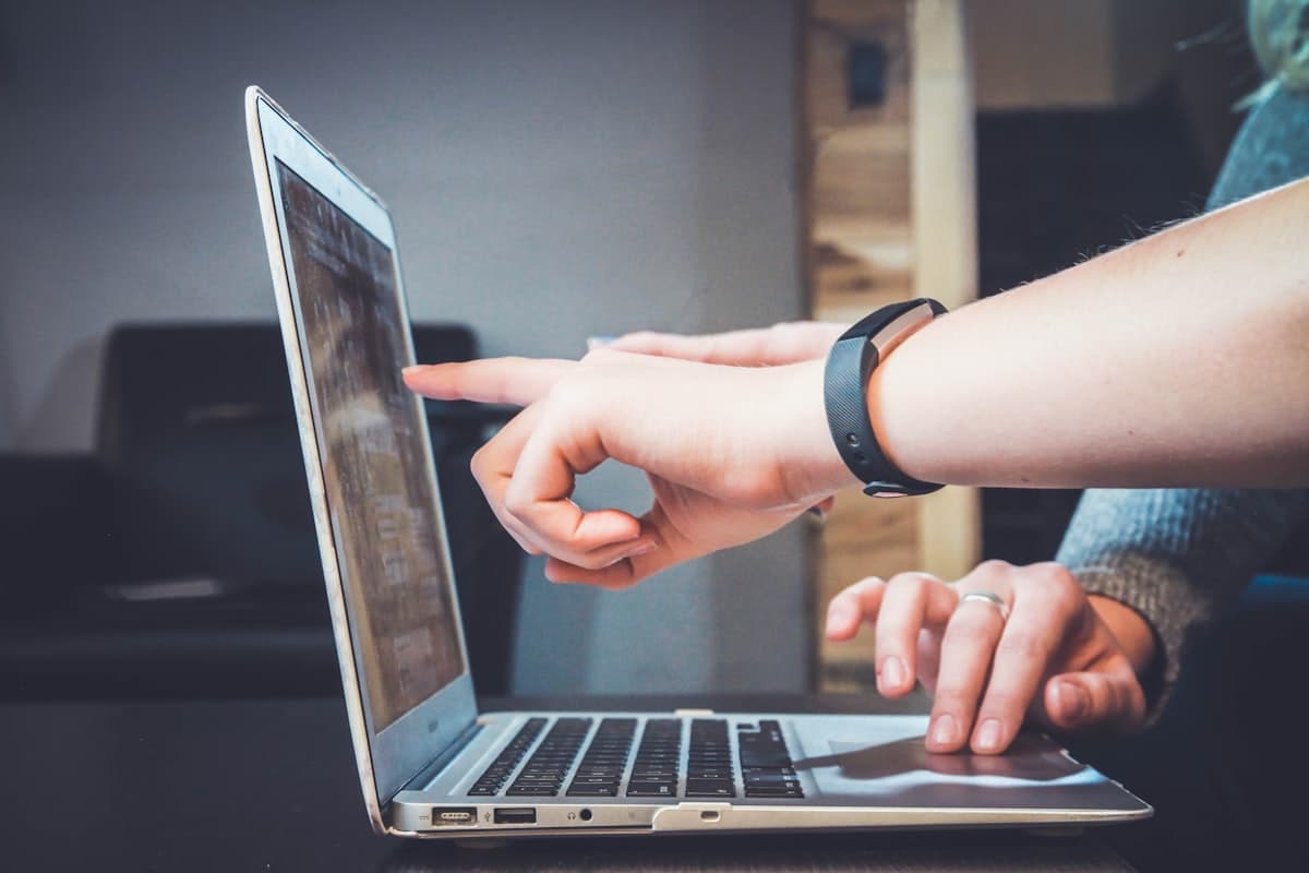 Laptop and phone with technical identifiers and account data